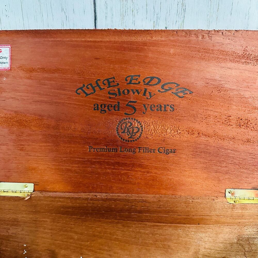 Rocky Patel Edge Maduro Toro Empty Cigar Box - Picture 4 of 6